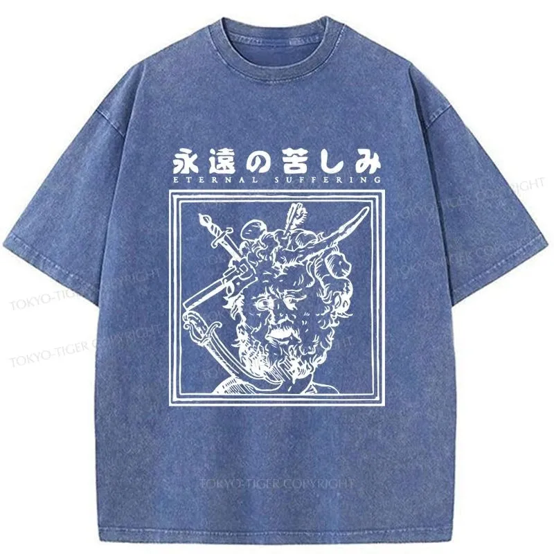 Tokyo-Tiger Eternal Suffering Washed T-Shirt