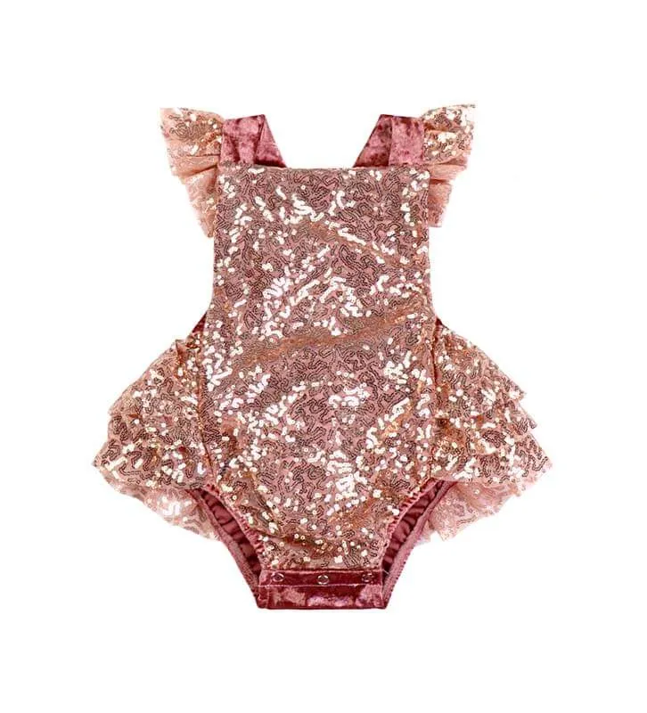 TOP SELLER - Primrose Rose Gold Sequin Birthday Set