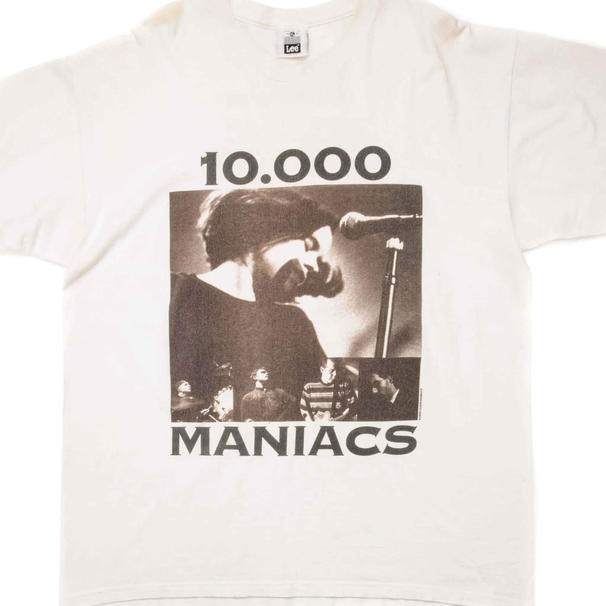 VINTAGE 10000 MANIACS TEE SHIRT 1993 SIZE XL MADE IN USA