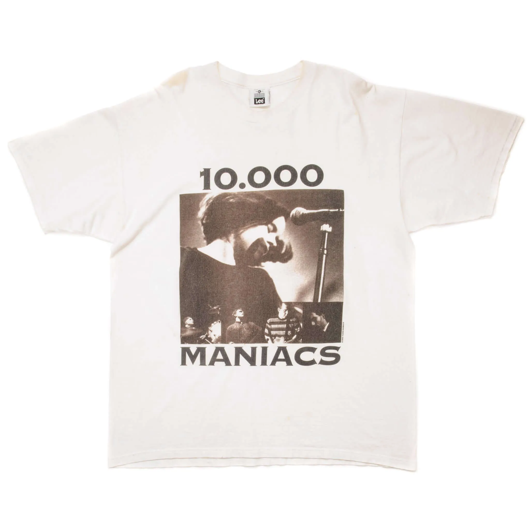 VINTAGE 10000 MANIACS TEE SHIRT 1993 SIZE XL MADE IN USA