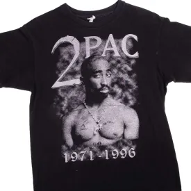 VINTAGE 2PAC RAP 1971 1996 TEE SHIRT 1990s SIZE MEDIUM