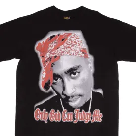 VINTAGE 2PAC TUPAC ONLY GOD CAN JUDGE ME RAP TEE SHIRT SIZE 3XL BOOTLEG