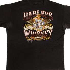 VINTAGE 3D EMBLEM HARLEY DAVIDSON TEE SHIRT 1988 SIZE XL MADE IN USA