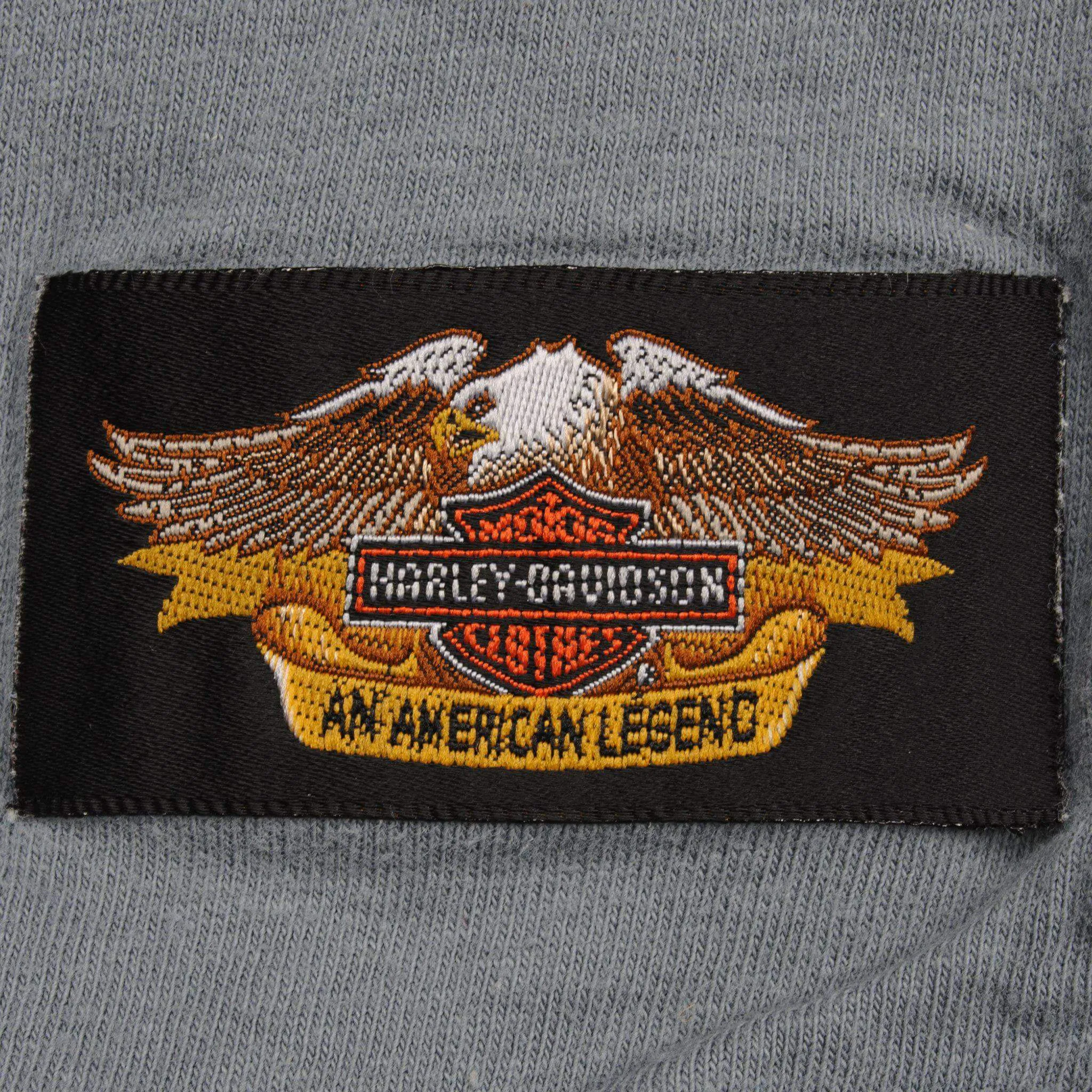 VINTAGE 3D EMBLEM HARLEY DAVIDSON TEE SHIRT 1990 SIZE MEDIUM MADE IN USA