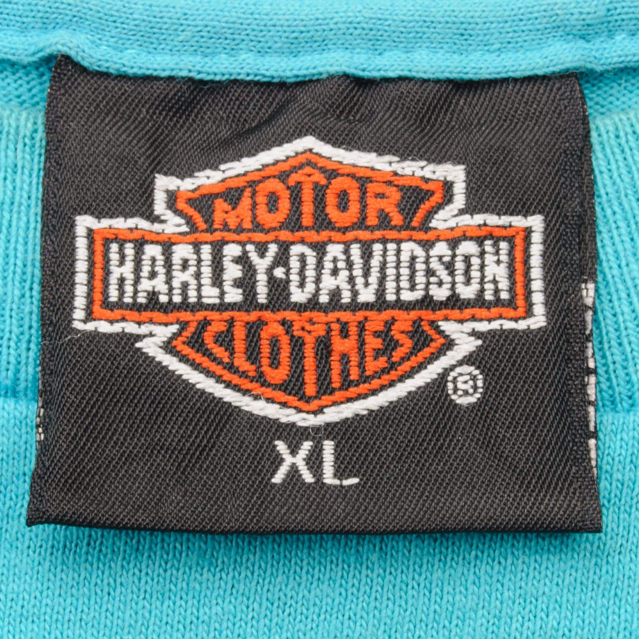 VINTAGE 3D EMBLEM HARLEY DAVIDSON TEE SHIRT 1990 SIZE XL MADE IN USA