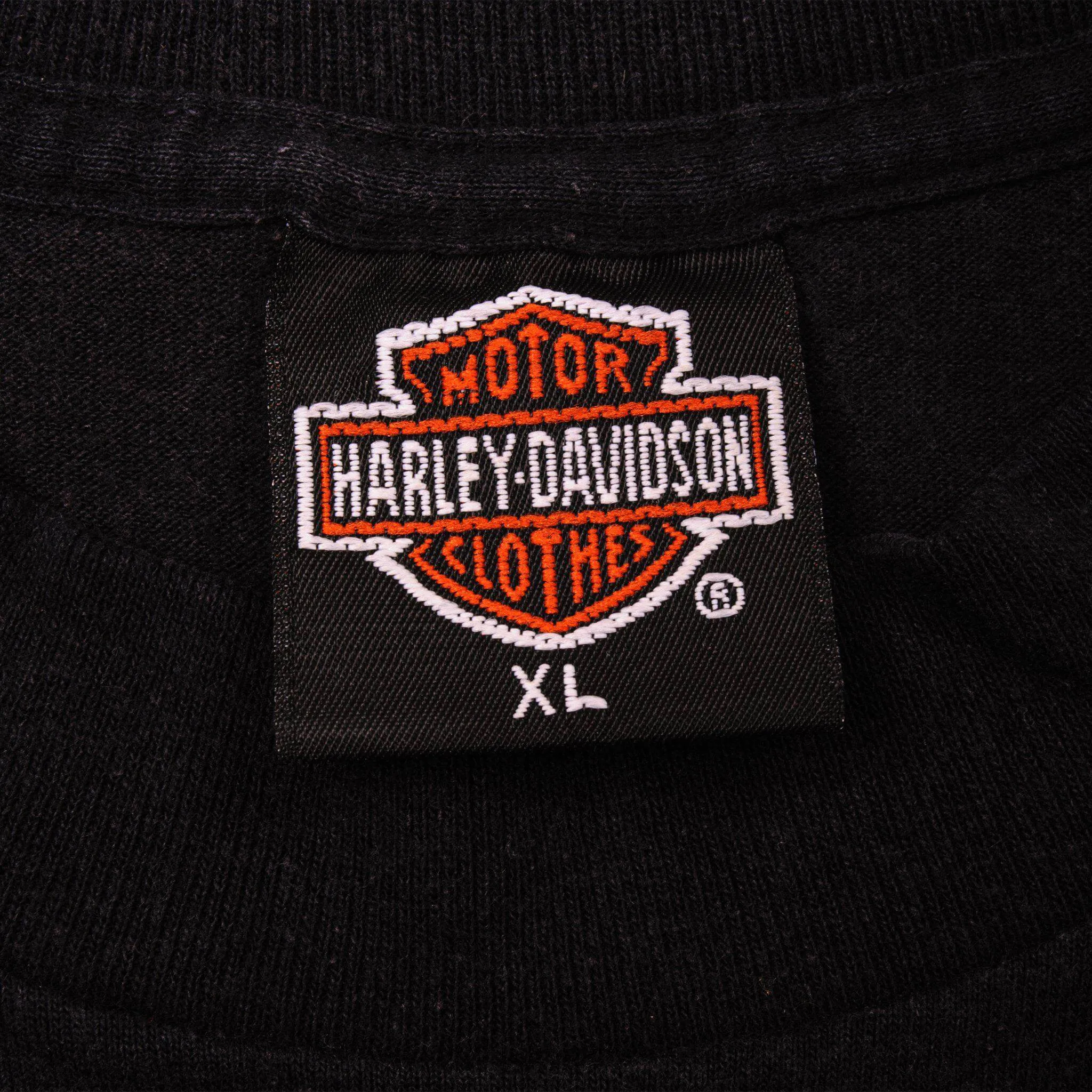 VINTAGE 3D EMBLEM HARLEY DAVIDSON TEE SHIRT 1991 SIZE MEDIUM MADE IN USA