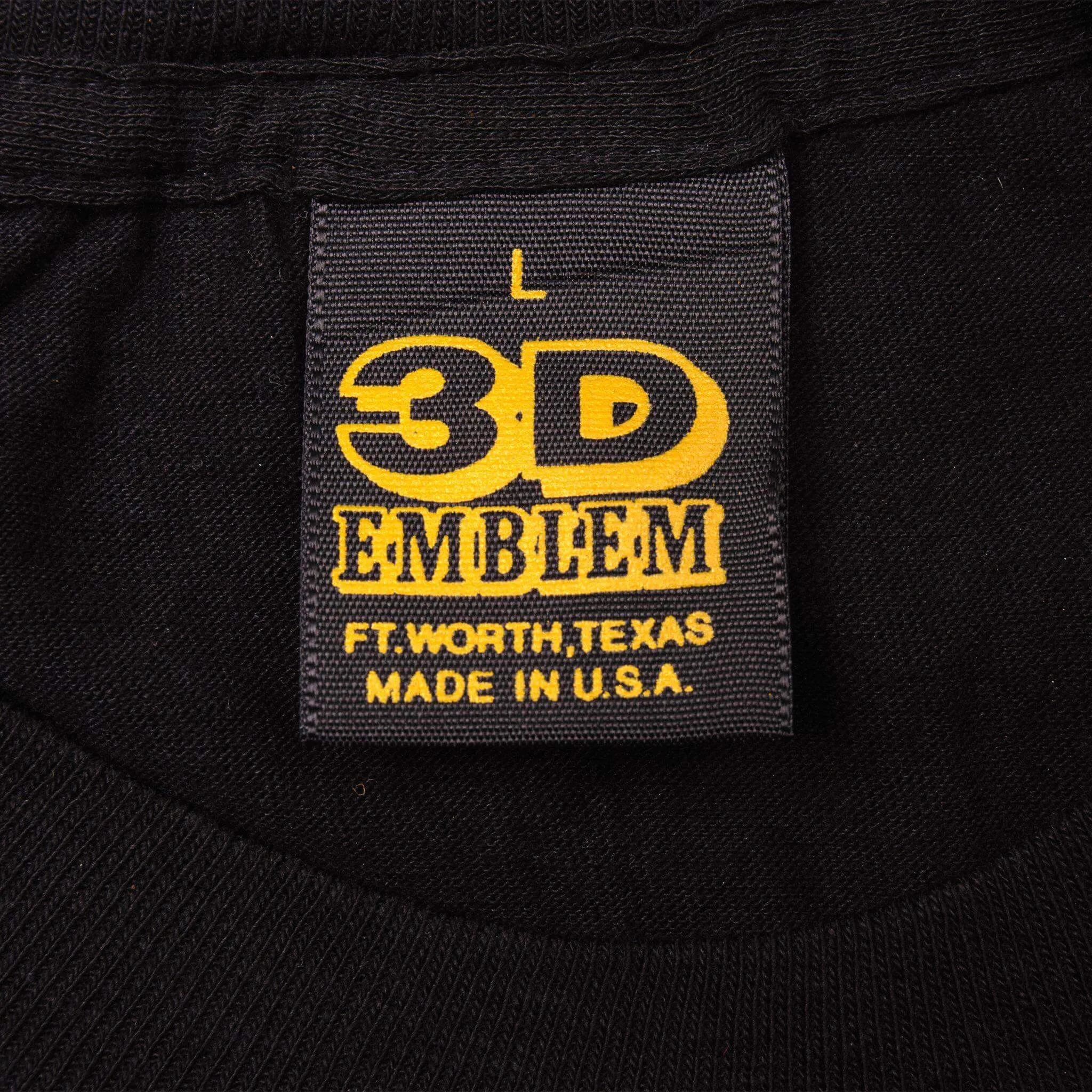 VINTAGE 3D EMBLEM TRUCKERS ONLY TEE SHIRT 1987 SIZE SMALL MADE IN USA