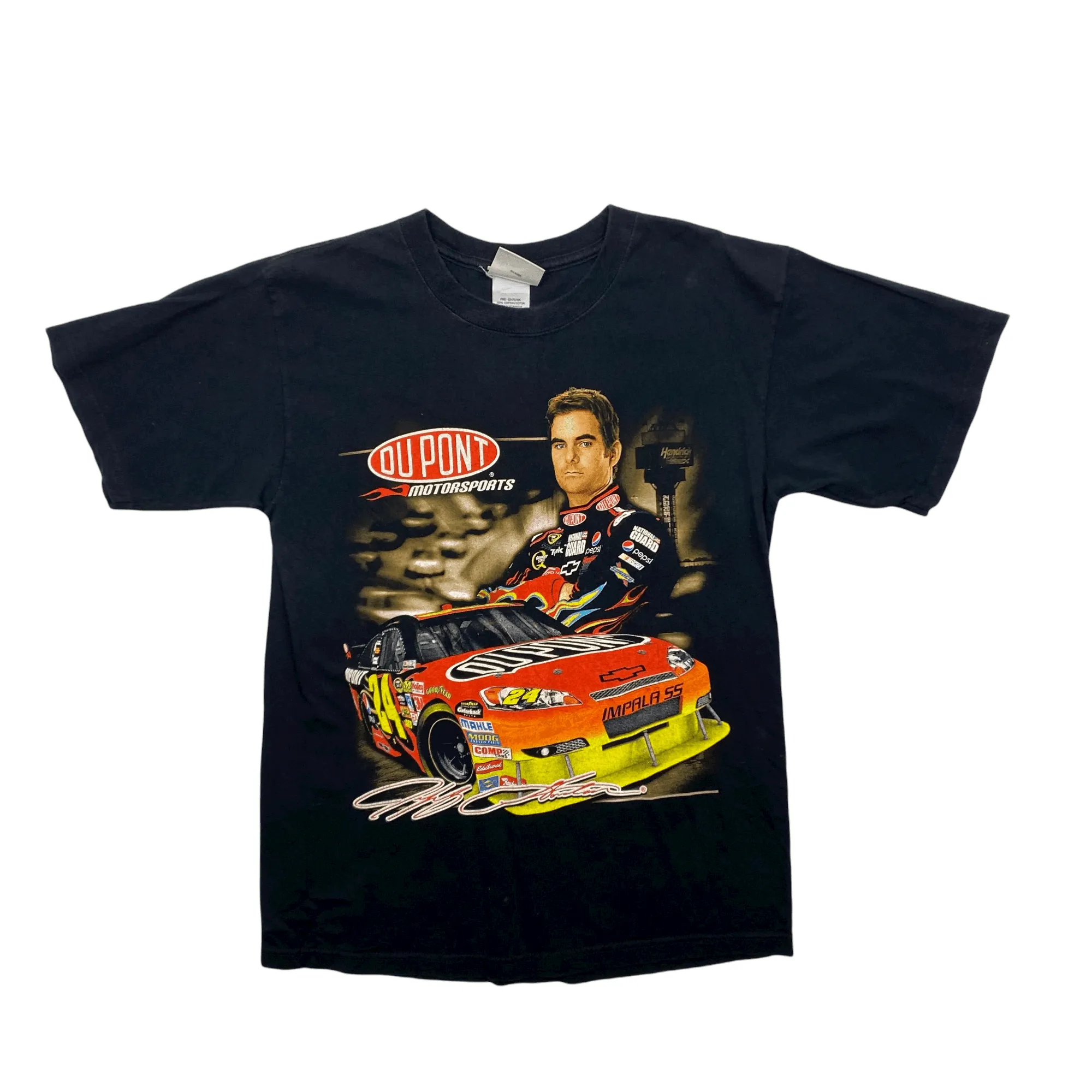 Vintage 90s Black NASCAR Tee - Medium