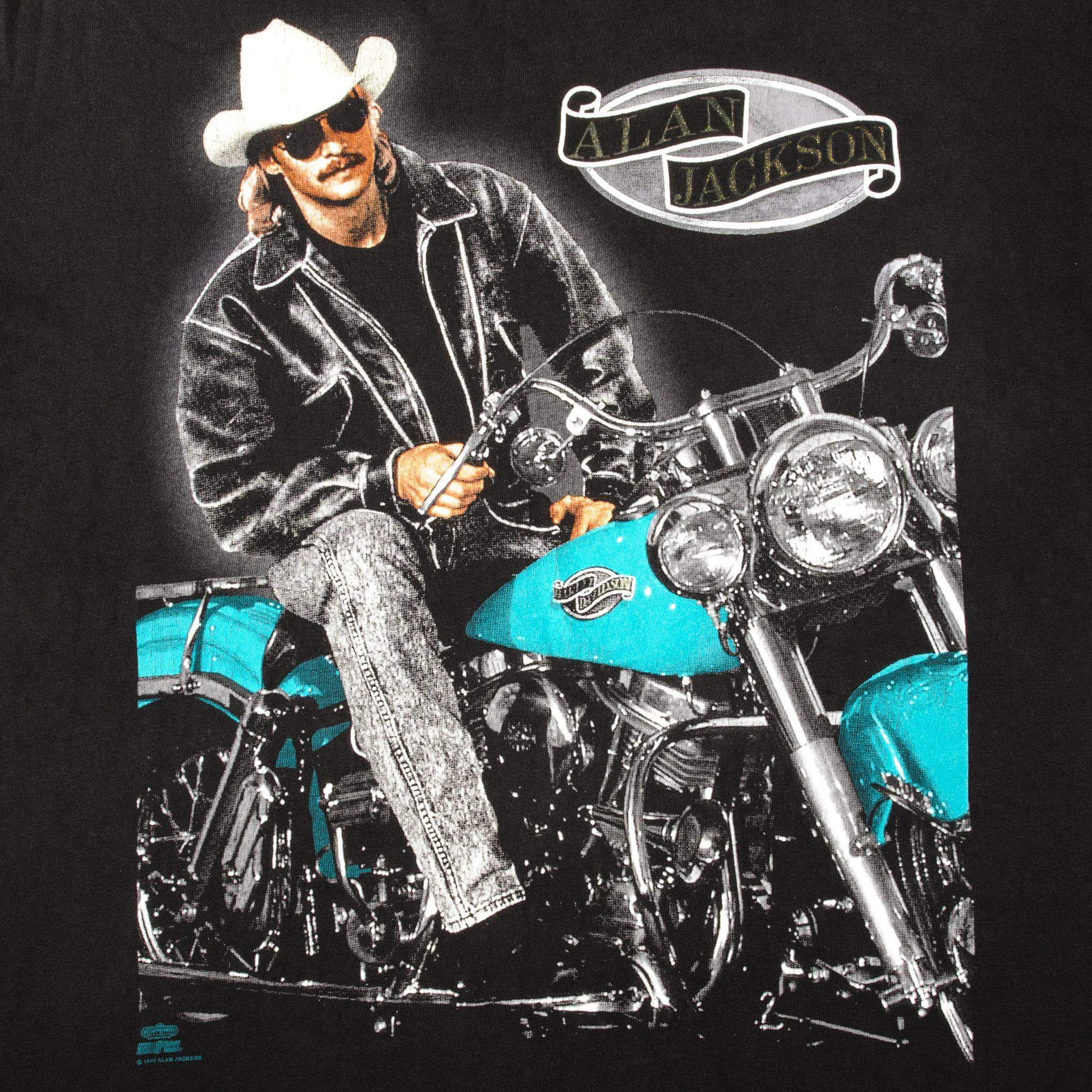 VINTAGE ALAN JACKSON TEE SHIRT 1992 SIZE LARGE MADE IN USA