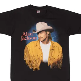 VINTAGE ALAN JACKSON TEE SHIRT 1993 SIZE LARGE MADE IN USA