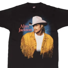 VINTAGE ALAN JACKSON TEE SHIRT 1993 SIZE LARGE MADE IN USA