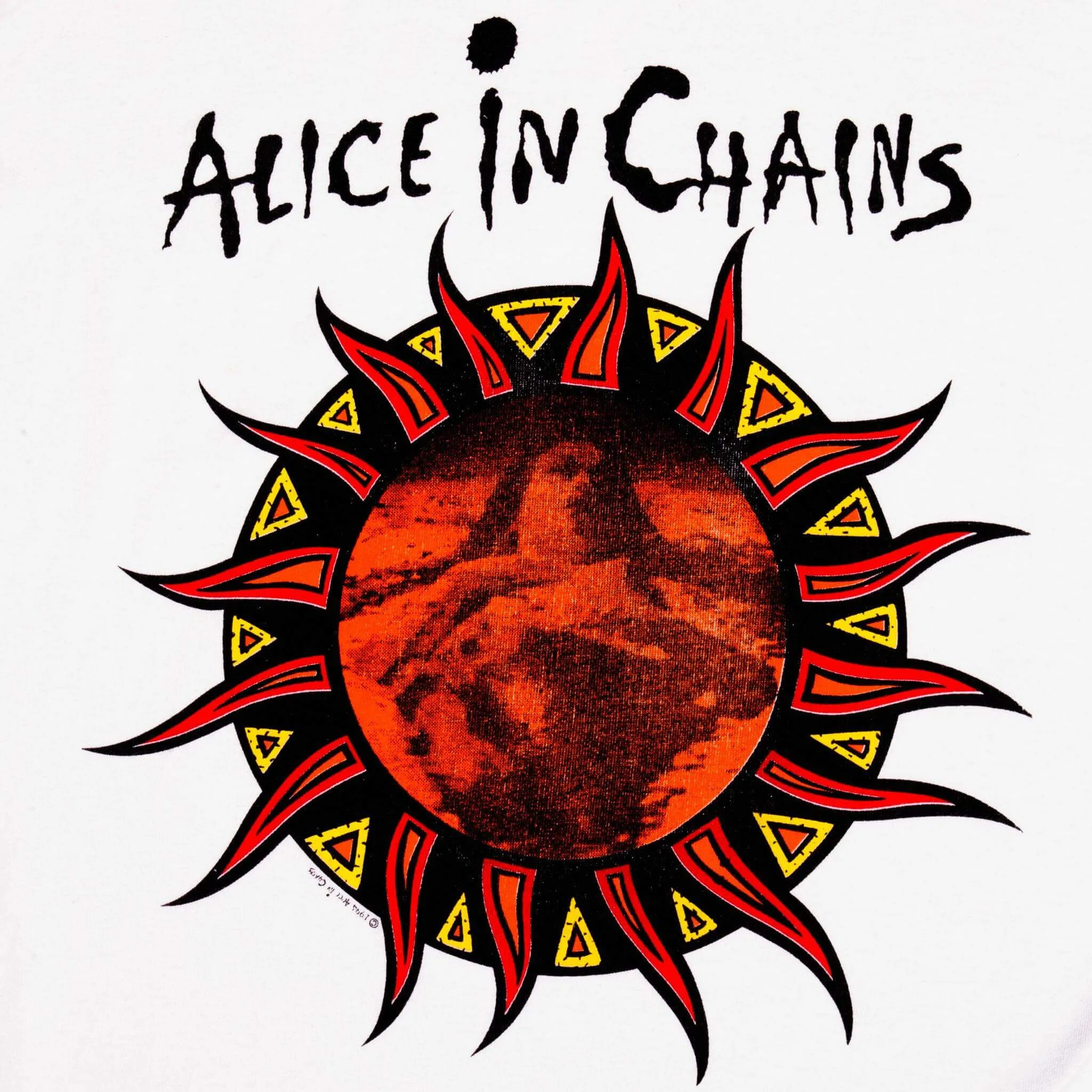 VINTAGE ALICE IN CHAINS LOLLAPALOOZA' 93 TEE SHIRT 1994 SIZE XL MADE IN USA