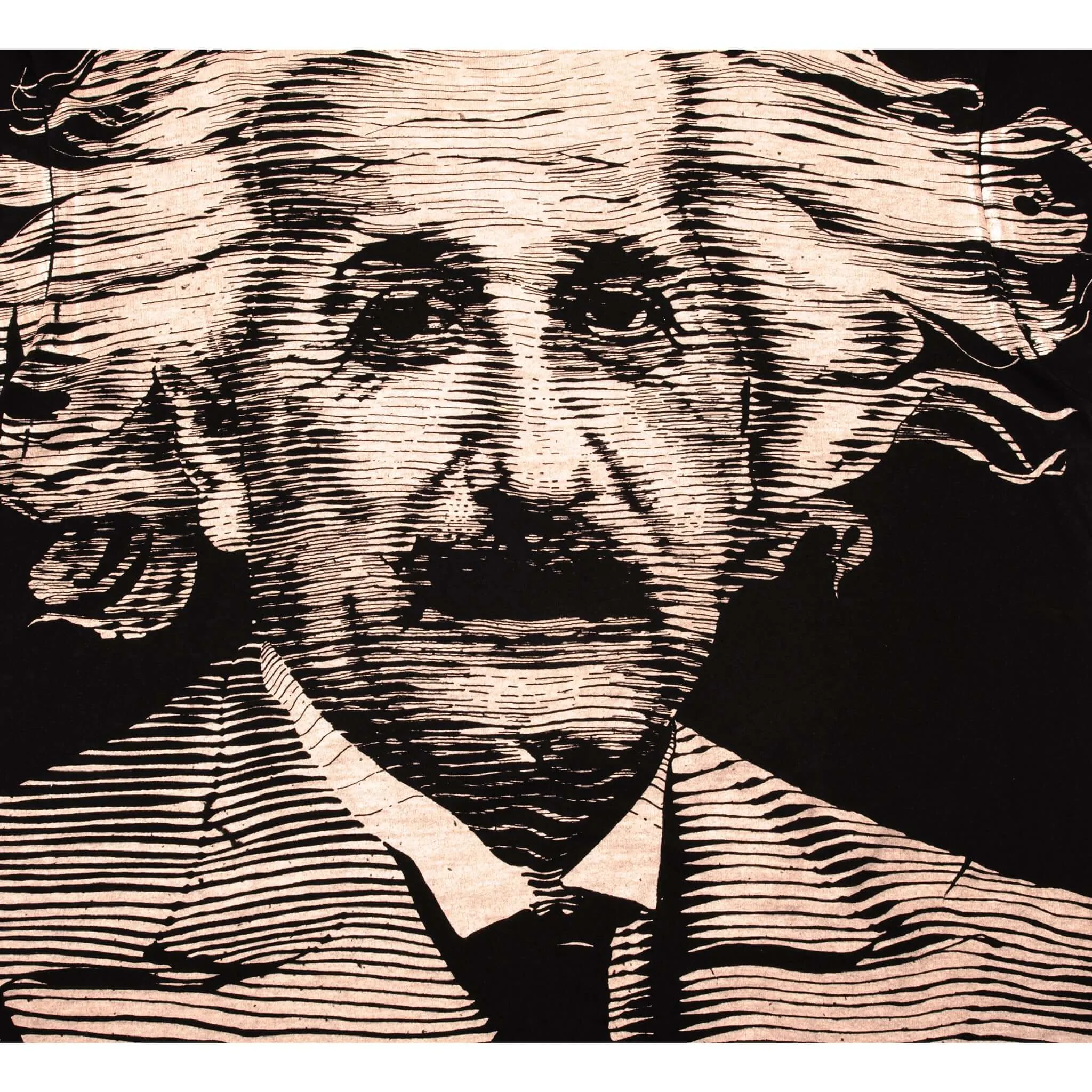 VINTAGE ALL OVER PRINT ALBERT EINSTEIN 1990S TEE SHIRT SIZE XL MADE IN USA