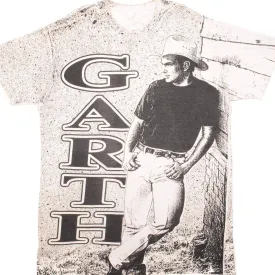 VINTAGE ALL OVER PRINT GARTH BROOKS TEE SHIRT SIZE XL