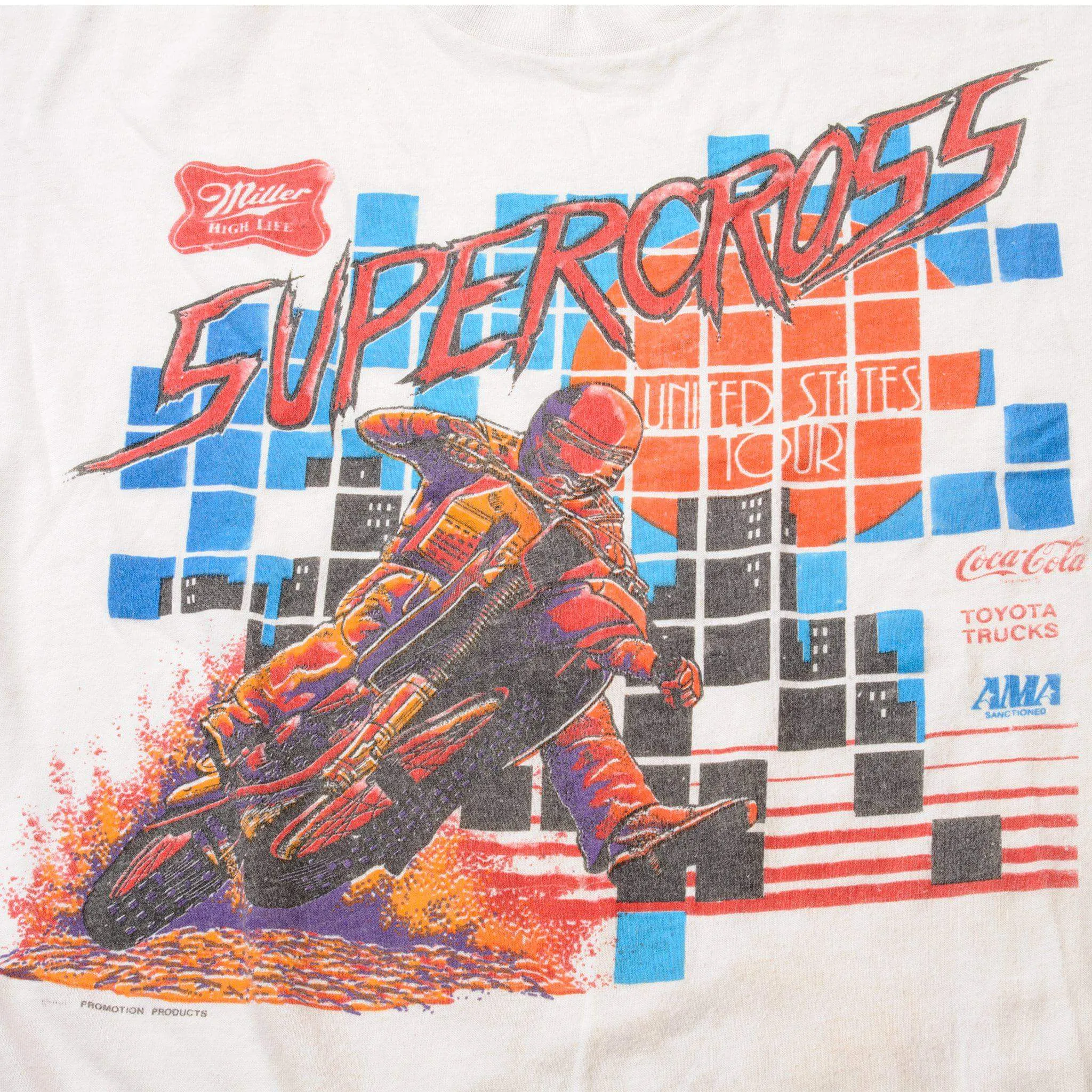 VINTAGE AMA SUPERCROSS CHAMPIONSHIP PROMO TEE SHIRT SIZE SMALL