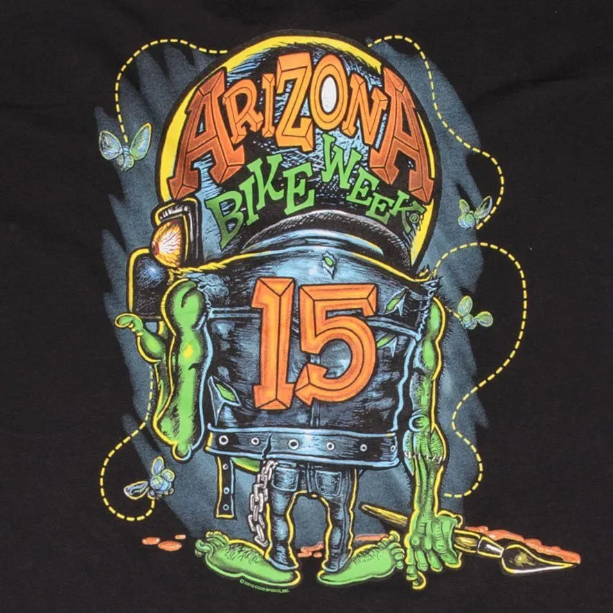 VINTAGE ARIZONA HOT ROD BIKE WEEK 2015 TEE SHIRT SIZE XL