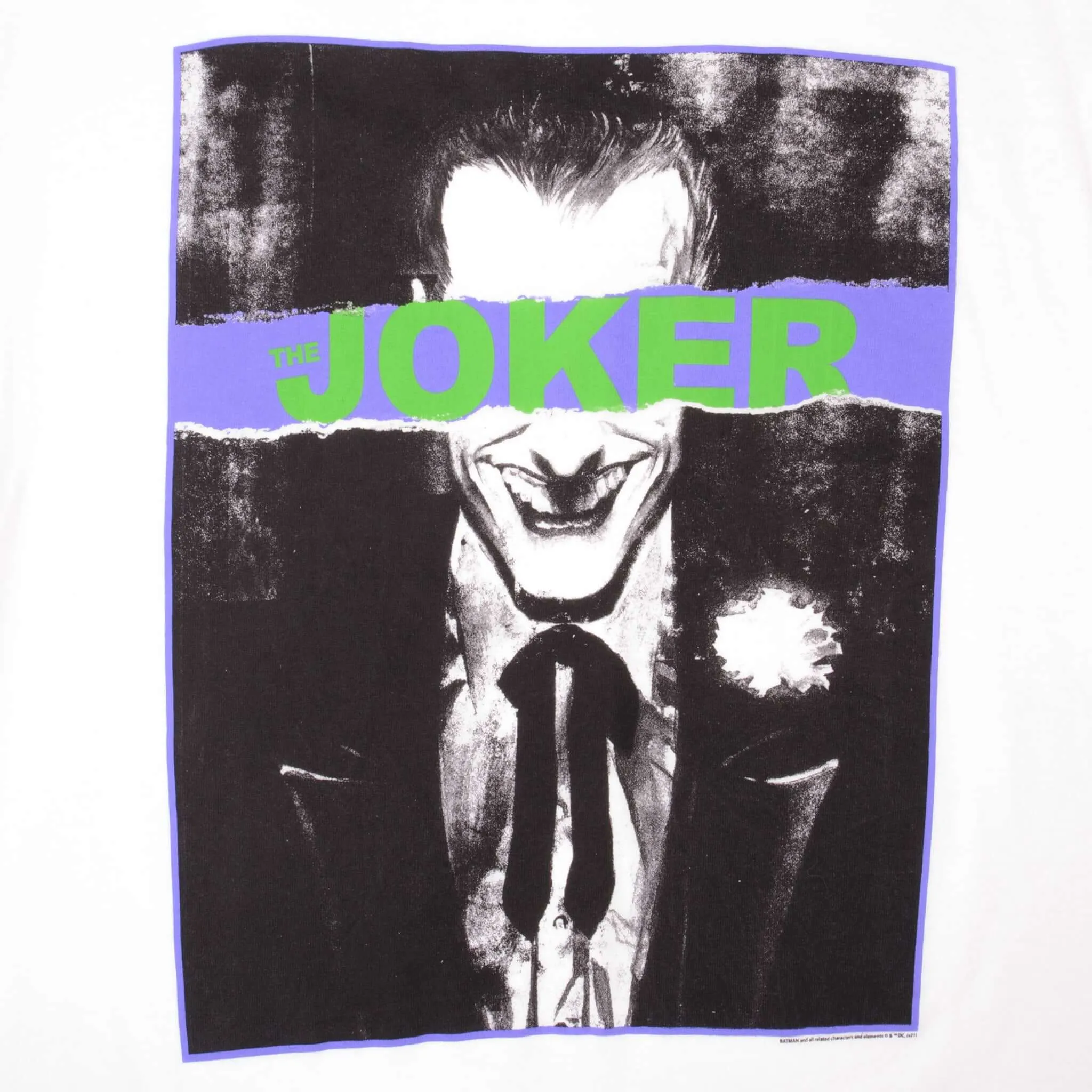 VINTAGE BATMAN MOVIE THE DARK KNIGHT THE JOKER TEE SHIRT SIZE MEDIUM