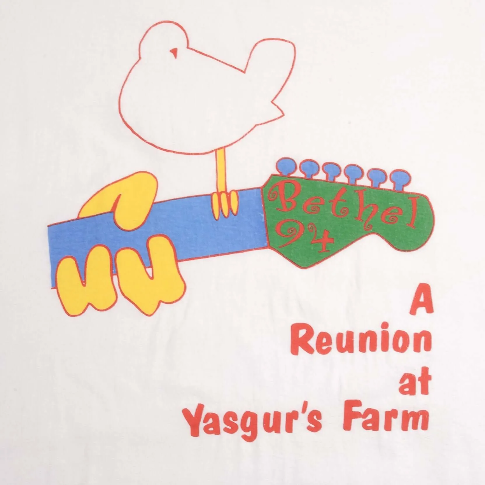 VINTAGE BETHEL AT YASGUR'S FARM 1994 TEE SHIRT SIZE XL