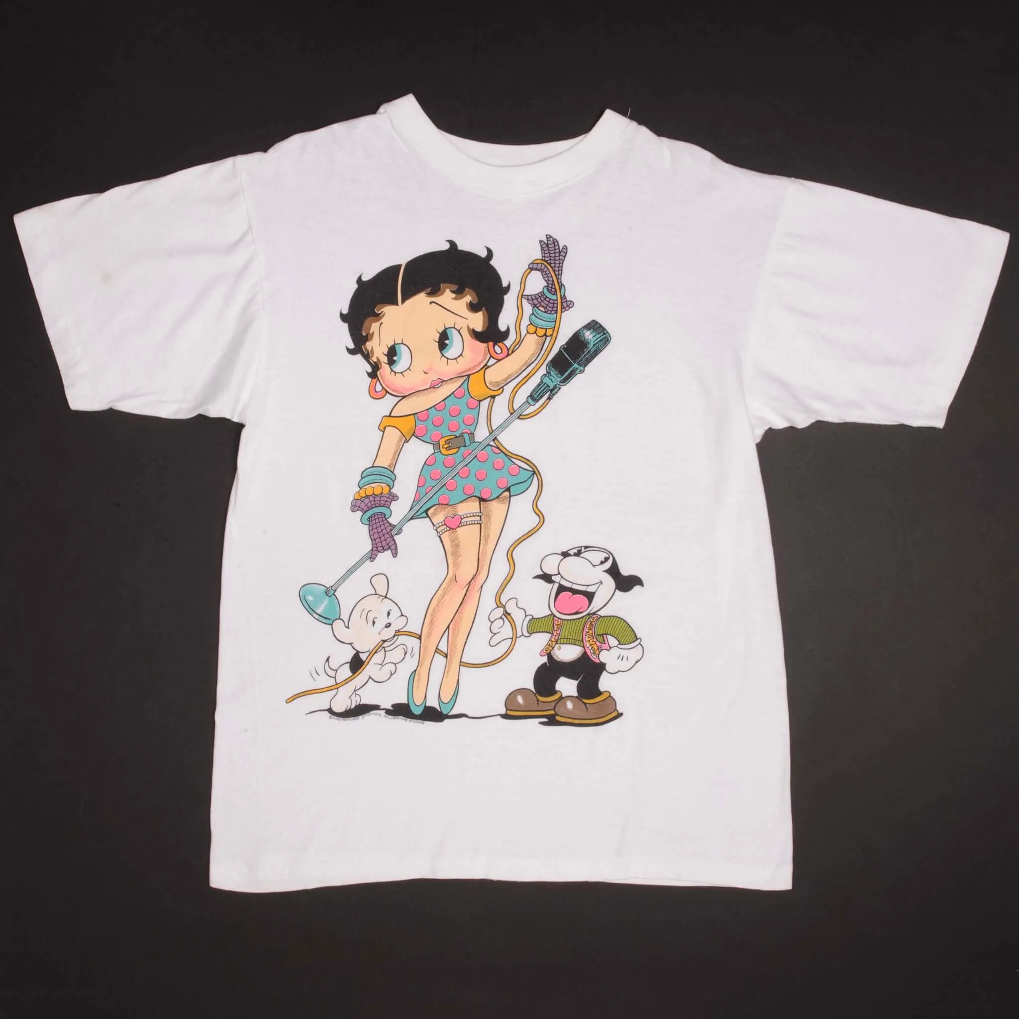 VINTAGE BETTY BOOP SINGER TEE SHIRT 1990S SIZE LARGE