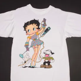 VINTAGE BETTY BOOP SINGER TEE SHIRT 1990S SIZE LARGE