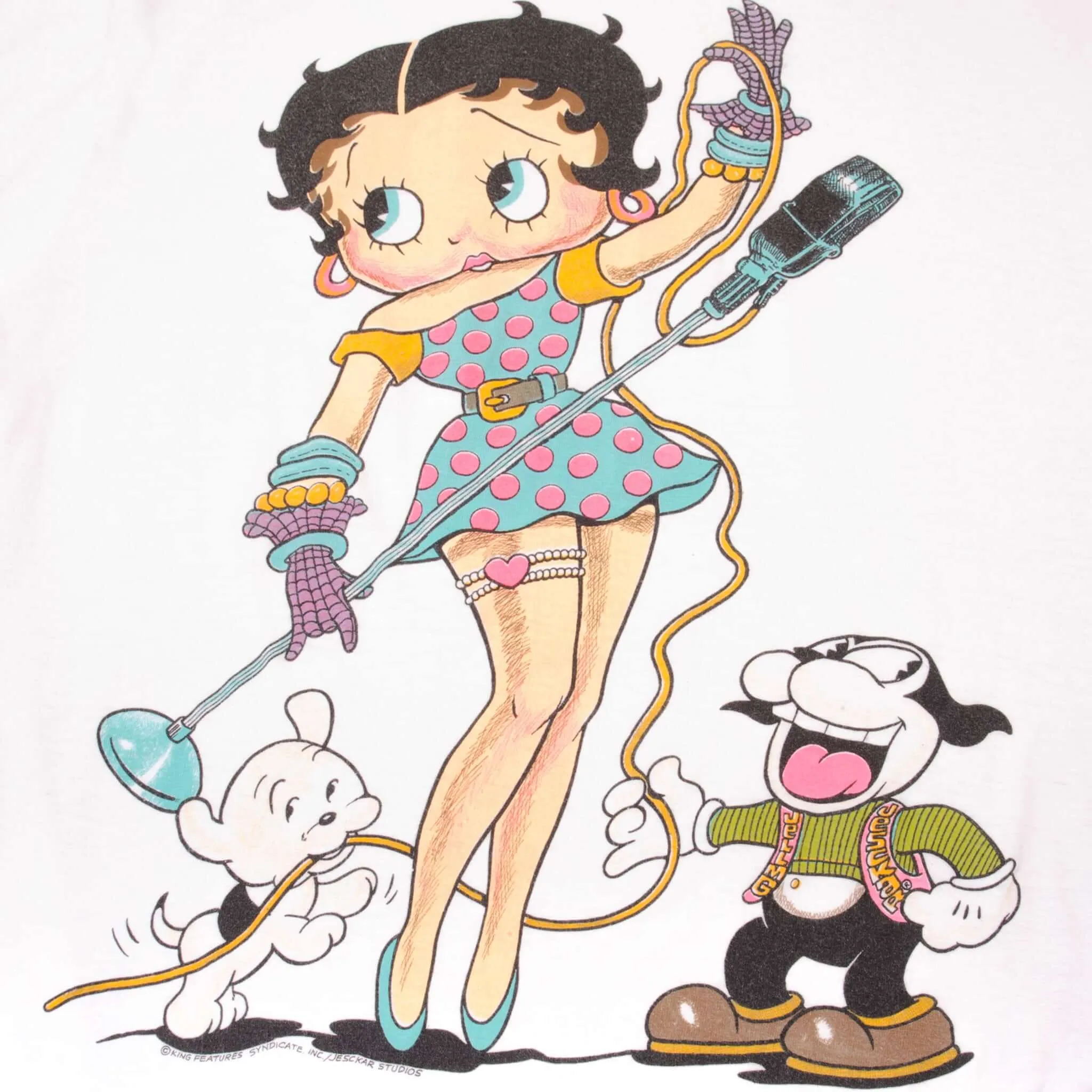 VINTAGE BETTY BOOP SINGER TEE SHIRT 1990S SIZE LARGE