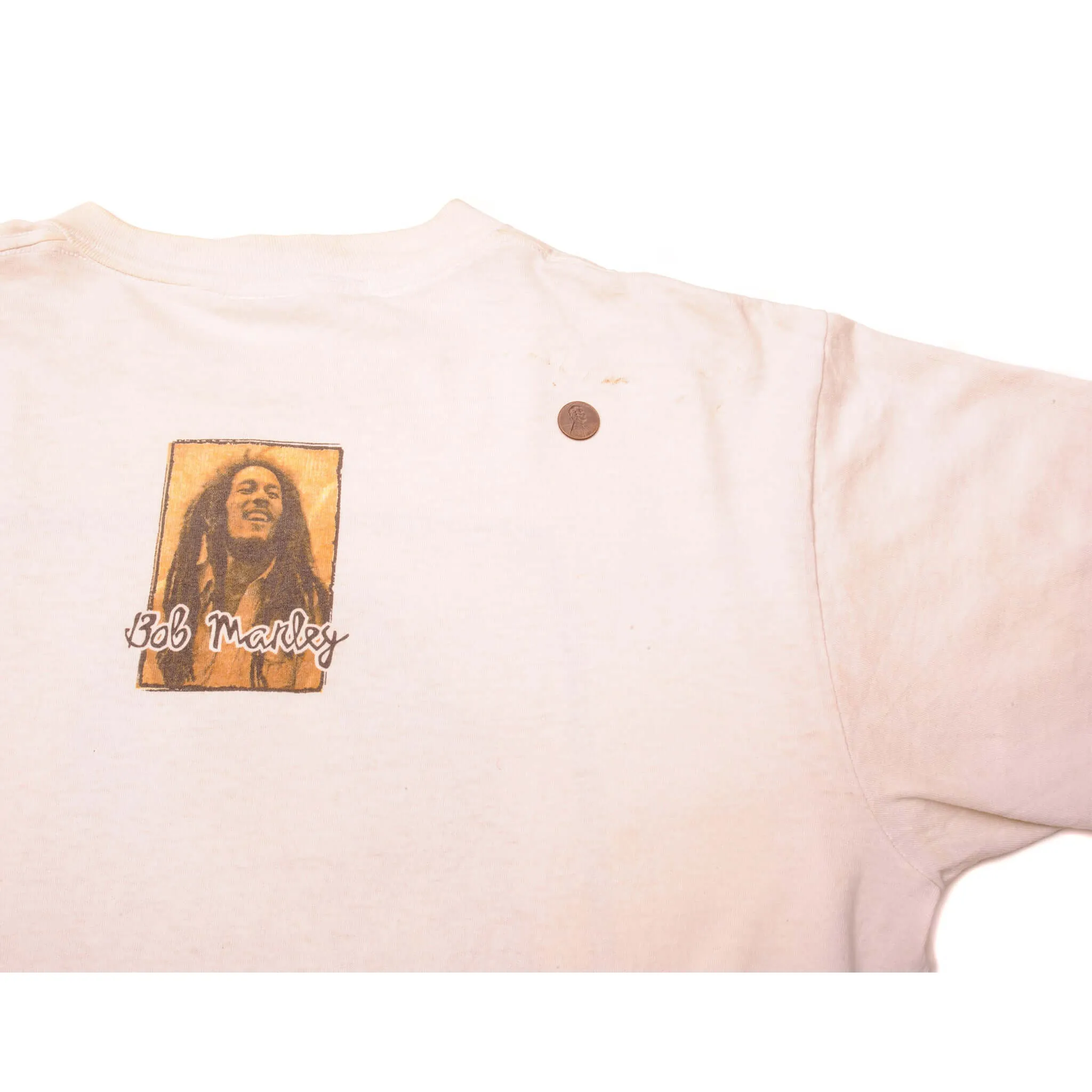 VINTAGE BOB MARLEY TEE SHIRT 1995 SIZE XL MADE IN USA