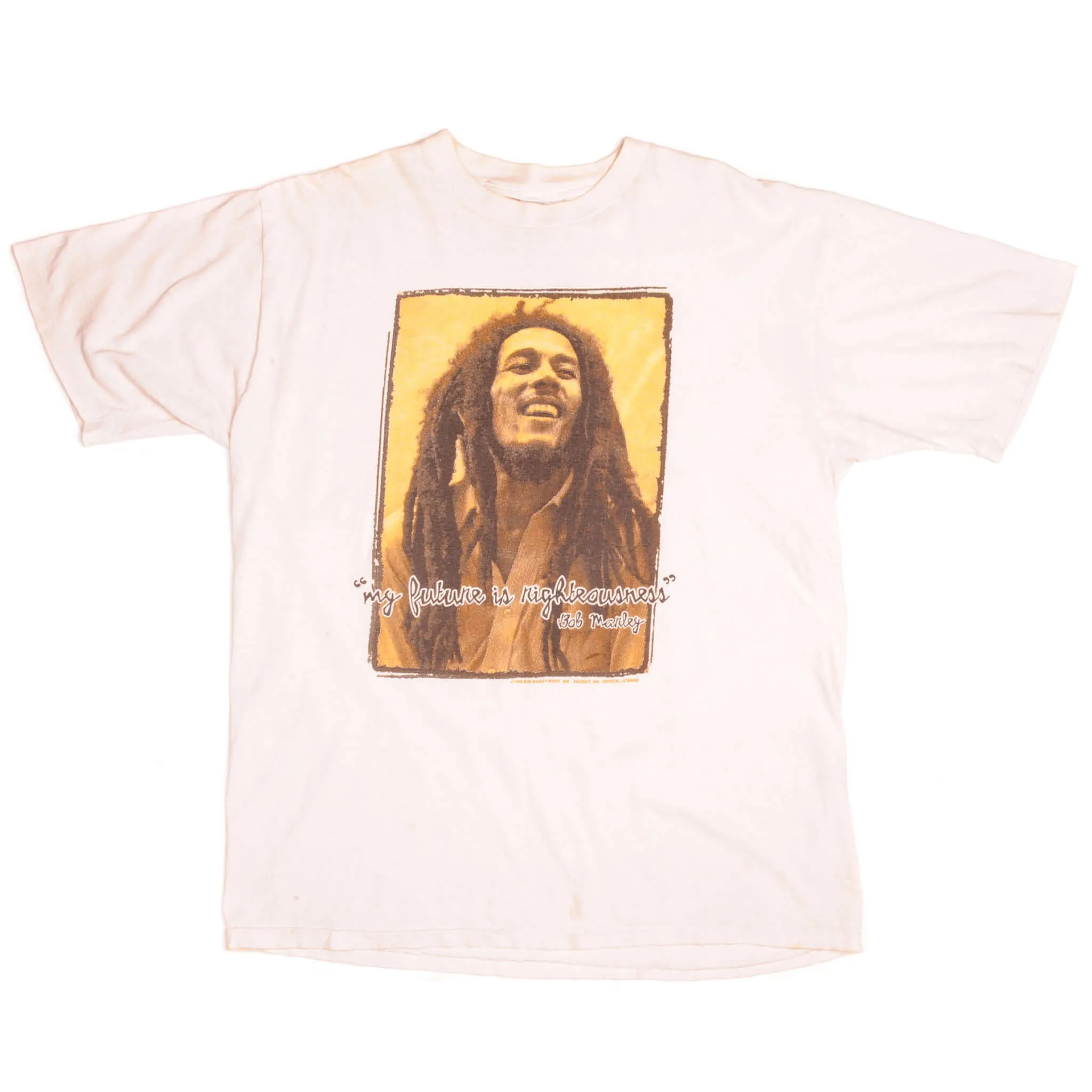 VINTAGE BOB MARLEY TEE SHIRT 1995 SIZE XL MADE IN USA