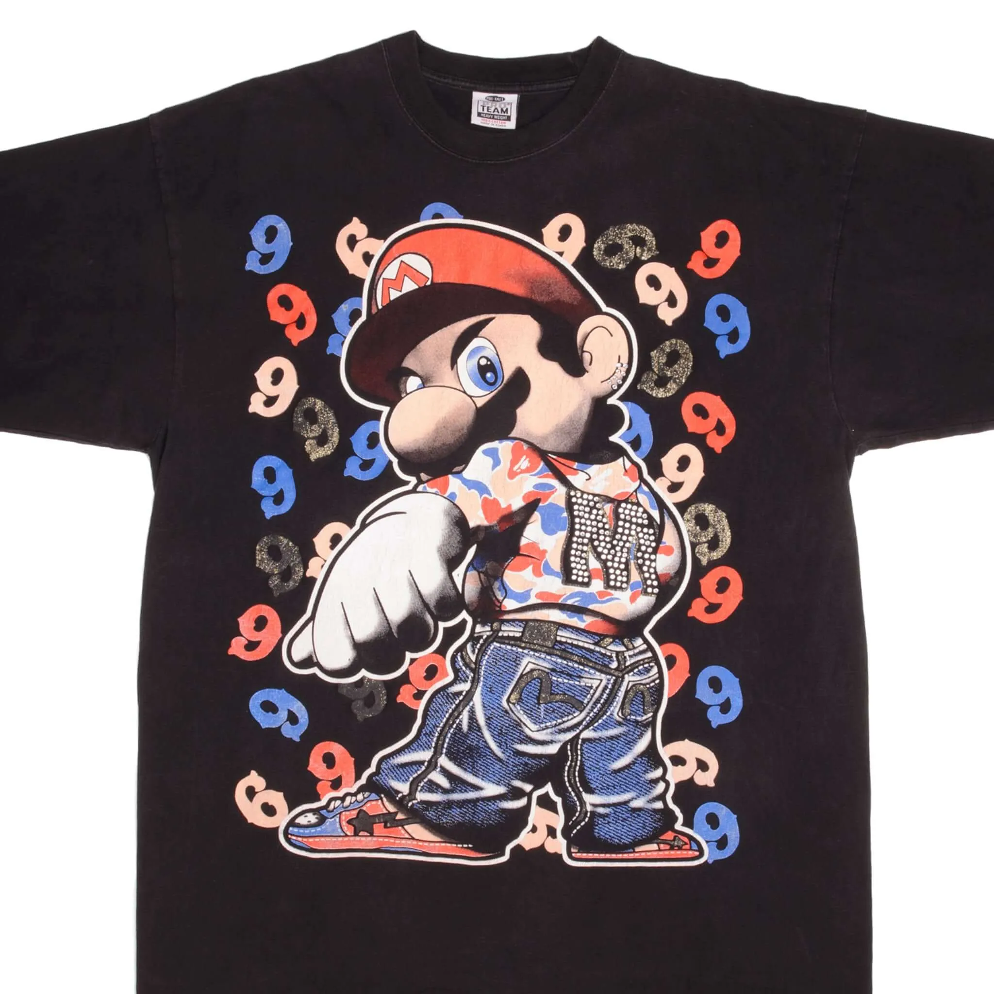 VINTAGE BOOTLEG SUPER MARIO HYPE BEAST TEE SHIRT SIZE 2XL