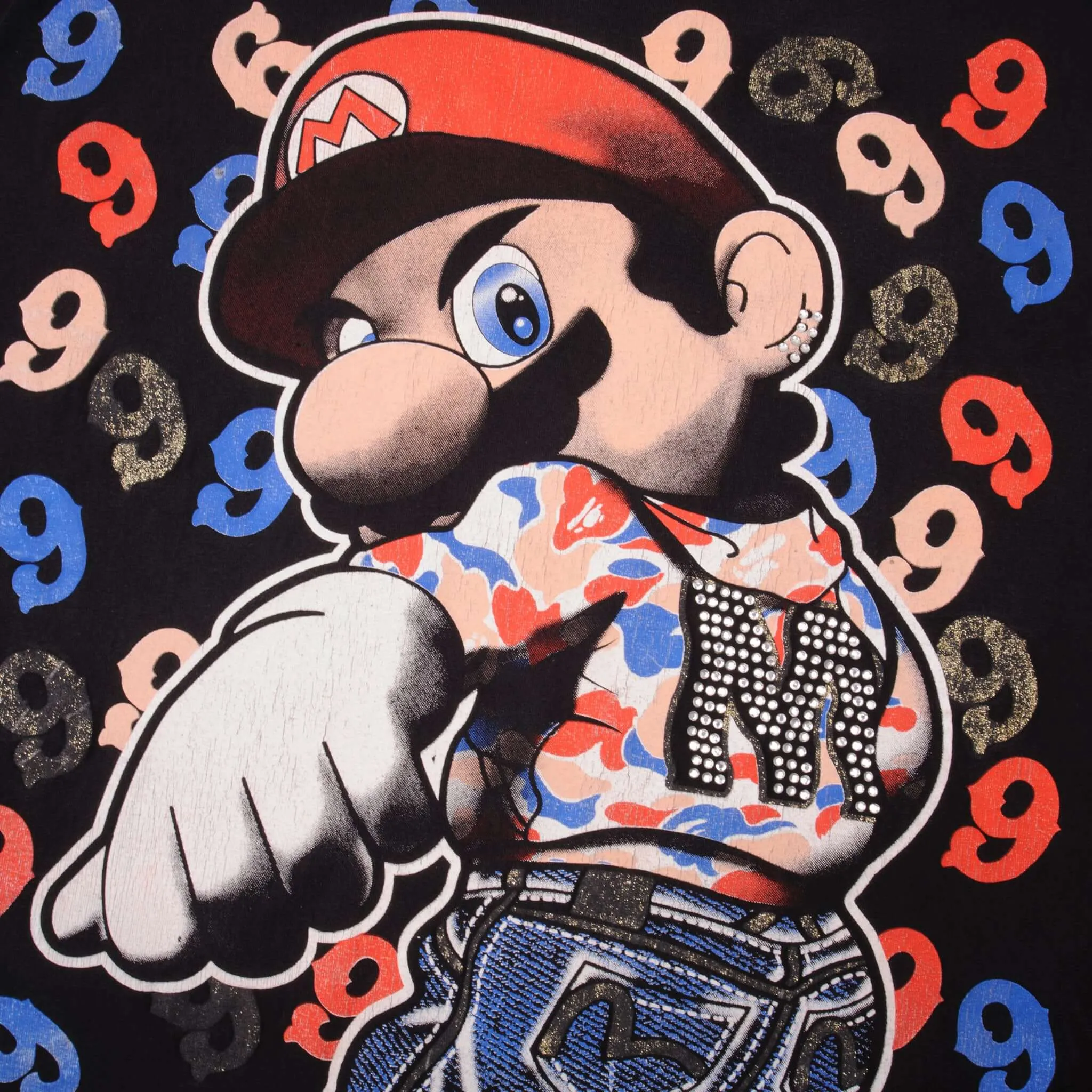 VINTAGE BOOTLEG SUPER MARIO HYPE BEAST TEE SHIRT SIZE 2XL