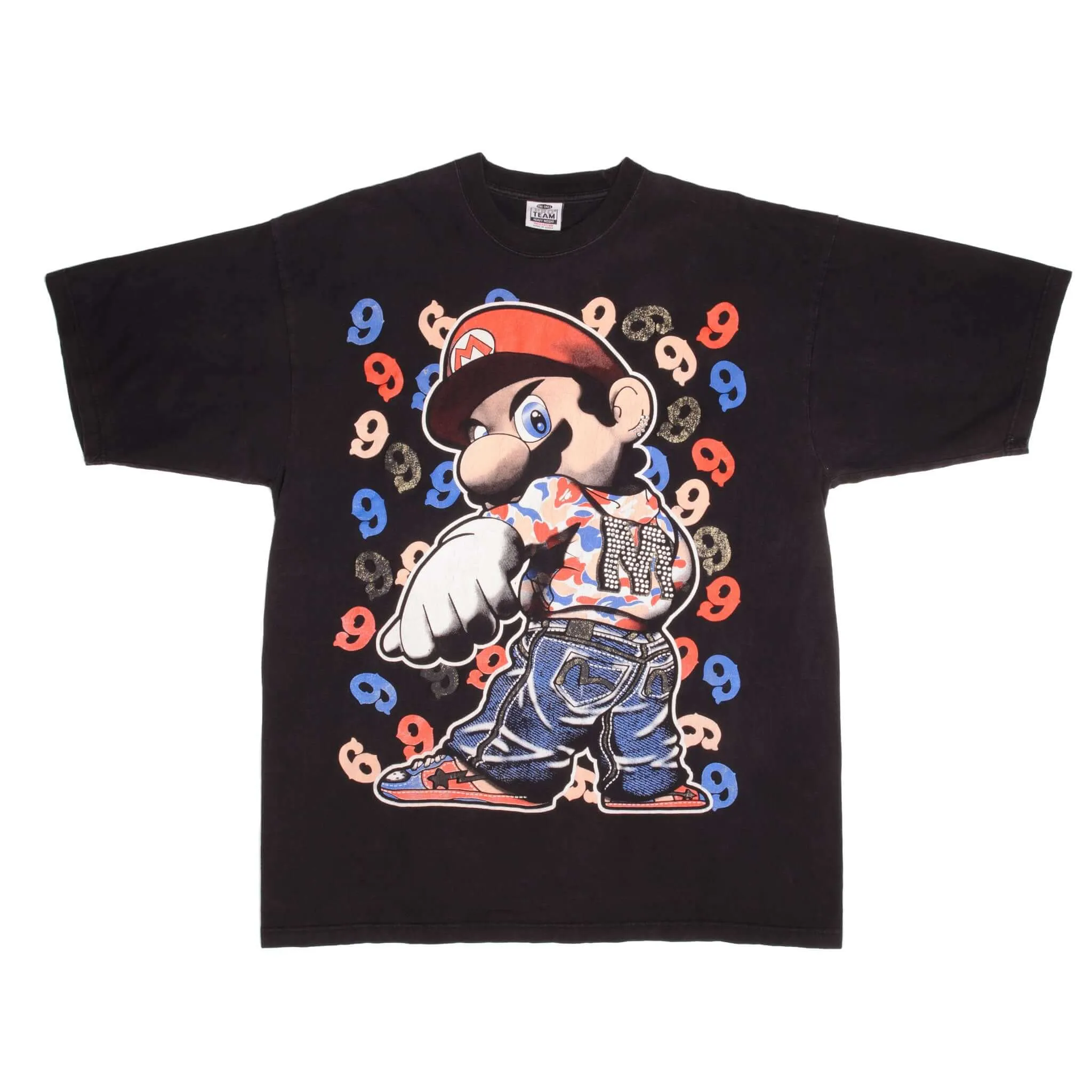 VINTAGE BOOTLEG SUPER MARIO HYPE BEAST TEE SHIRT SIZE 2XL