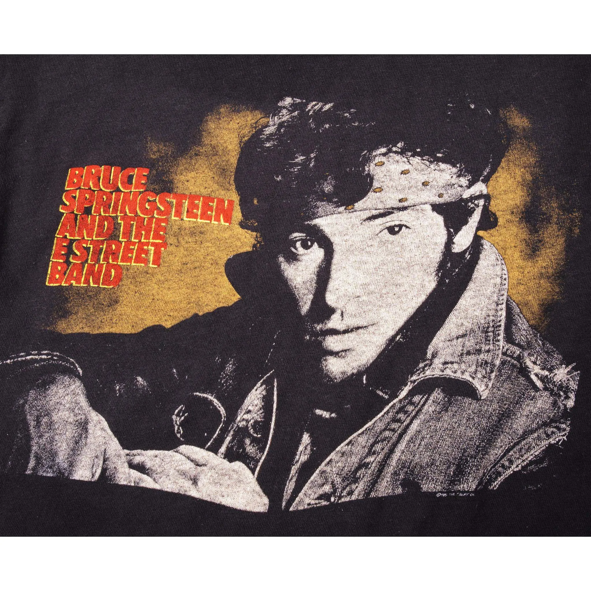 VINTAGE BRUCE SPRINGSTEEN & THE E STREET BAND TEE SHIRT 1985 SMALL MADE IN USA