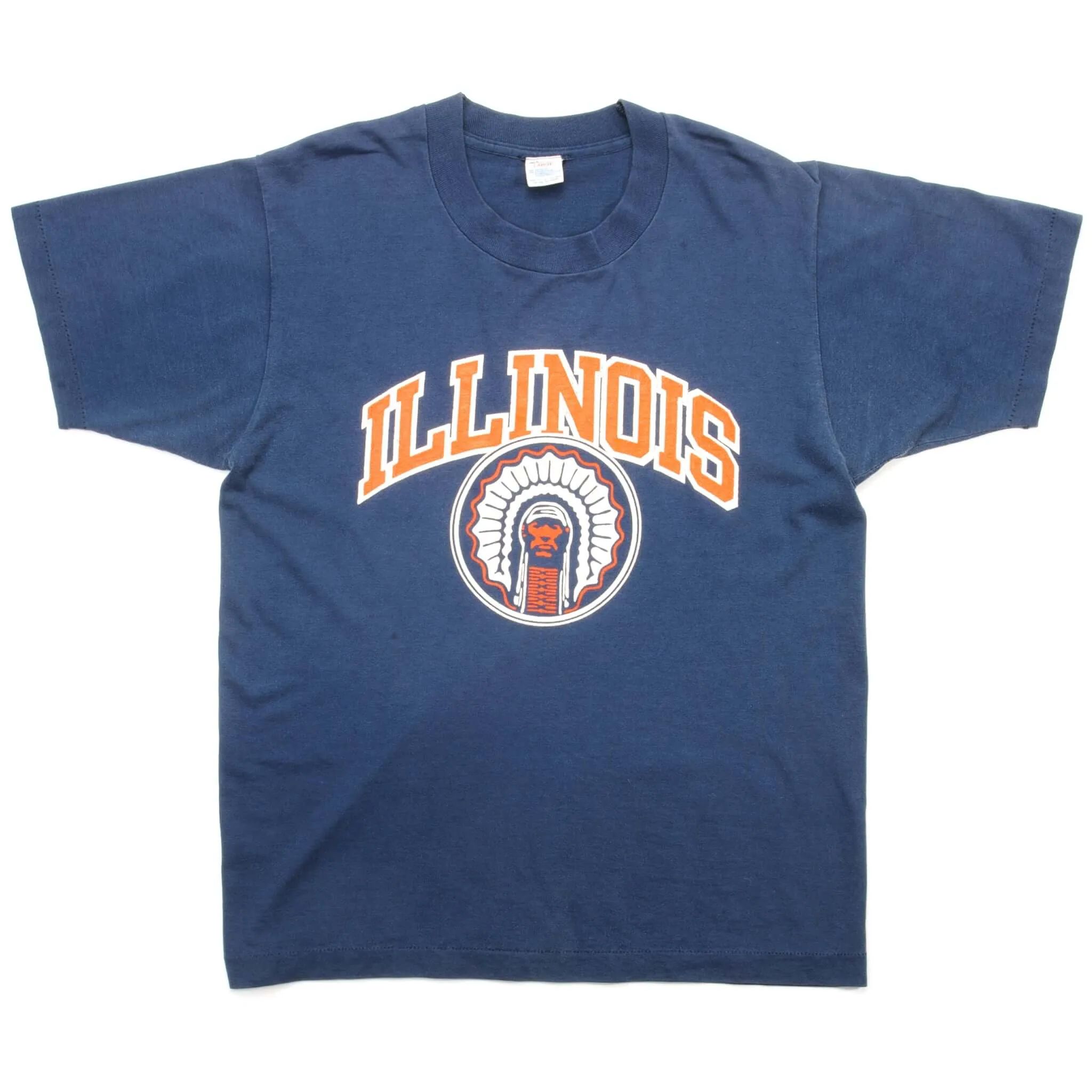 VINTAGE CHAMPION ILLINOIS UNIVERSITY TEE SHIRT 1980S SIZE MEDIUM MADE IN USA