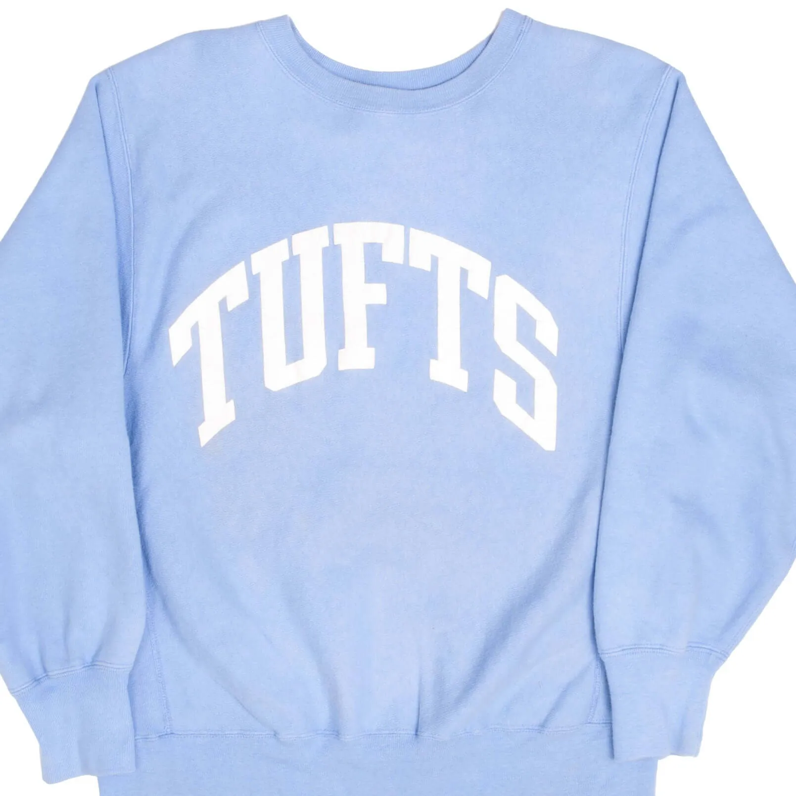 VINTAGE CHAMPION REVERSE WEAVE TUFTS UNIVERSITY SWEATSHIRT 1980S LARGE MADE USA