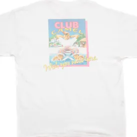 VINTAGE CLUB CAMEL TEE SHIRT 1991 SIZE LARGE MADE IN USA