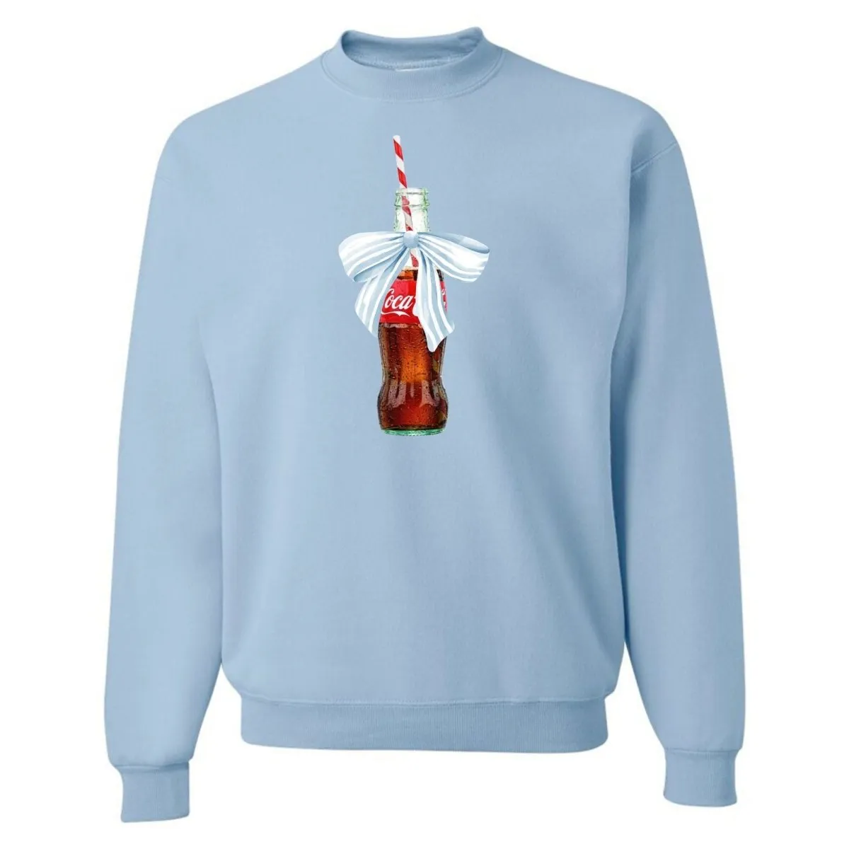 'Vintage Soda With Bow' Crewneck Sweatshirt