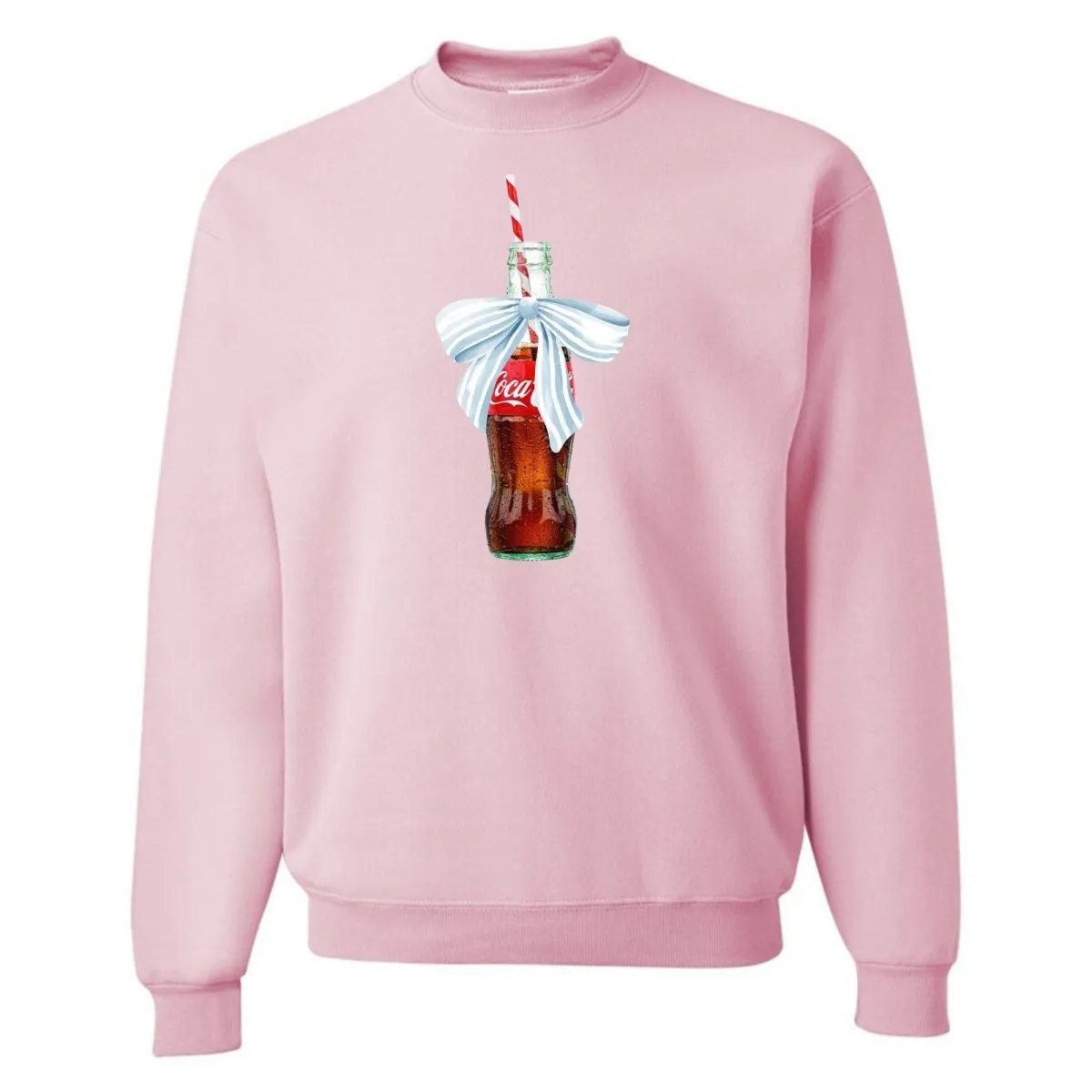 'Vintage Soda With Bow' Crewneck Sweatshirt