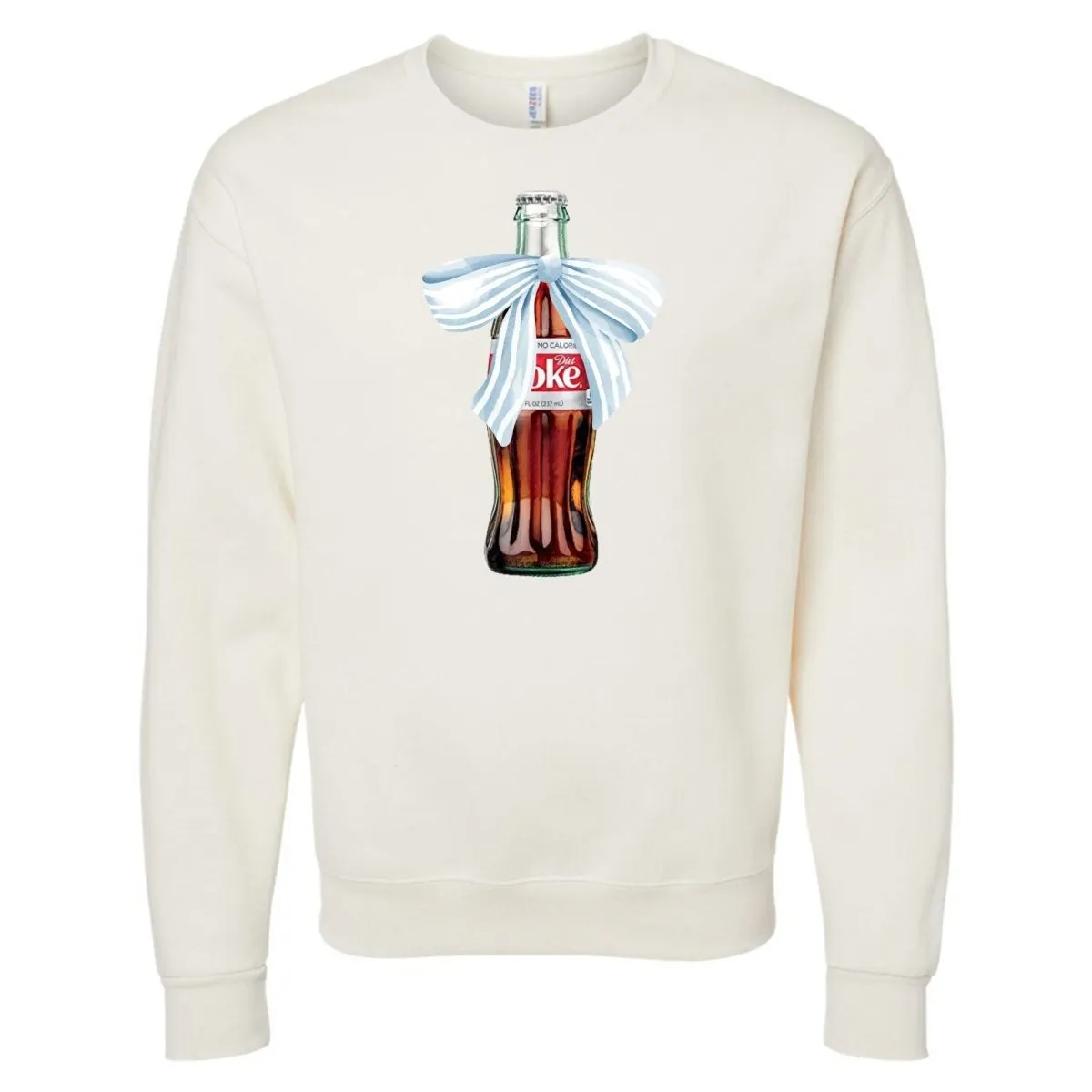 'Vintage Soda With Bow' Crewneck Sweatshirt