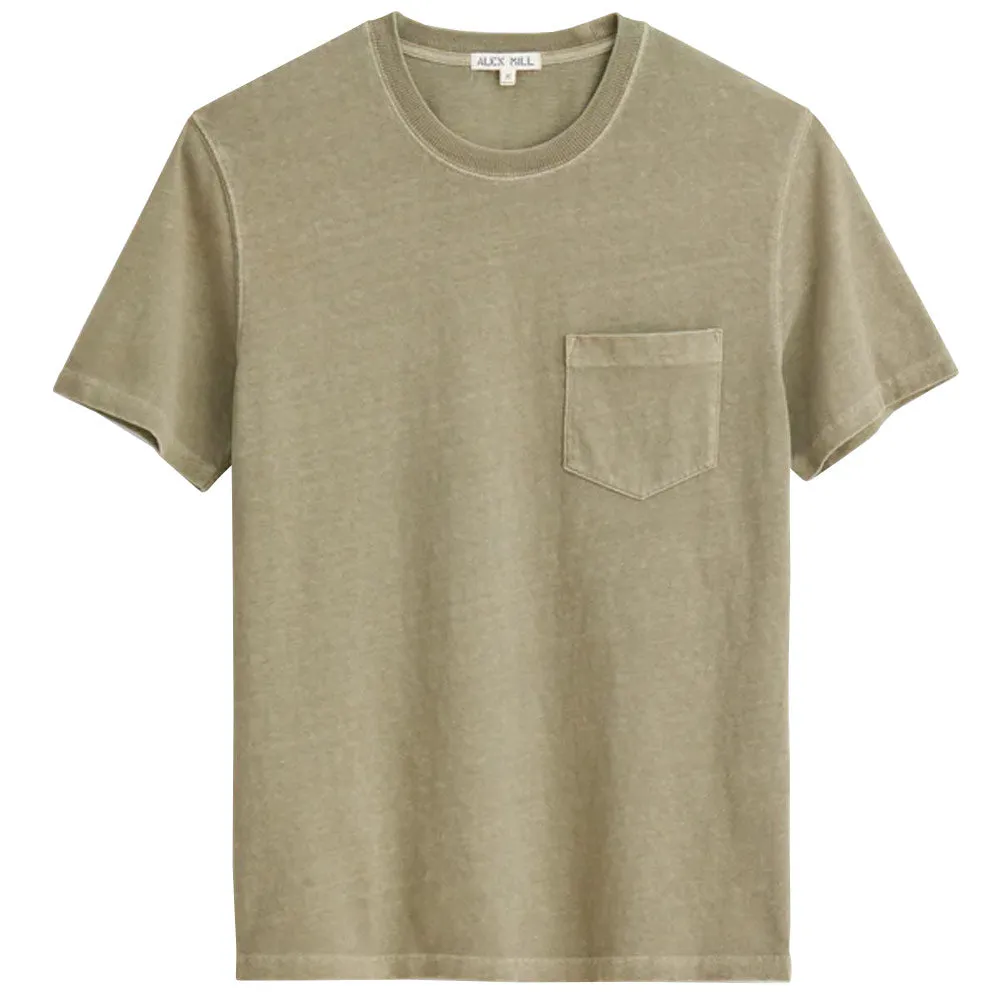 Vintage Wash Pocket Tee 'Vintage Khaki'