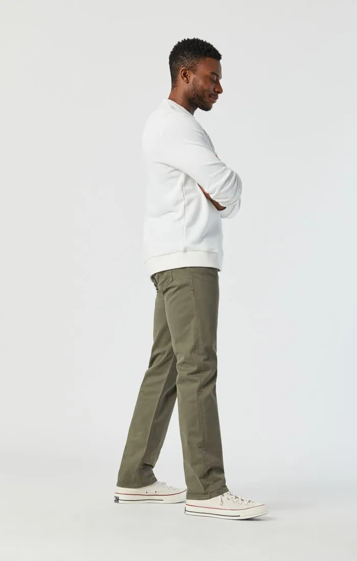 ZACH STRAIGHT LEG IN DUSTY OLIVE TWILL